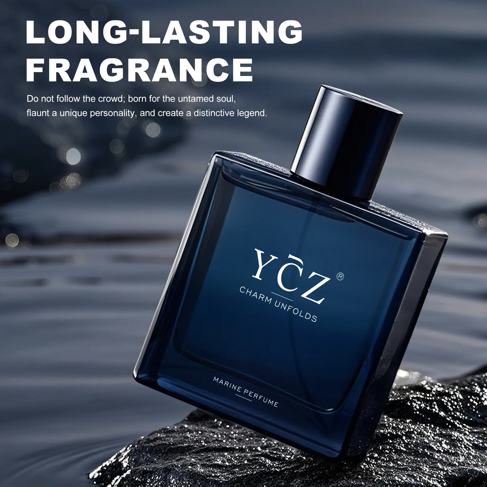 YCZ Midnight Marine Eau De Parfum – 3 Bottles - Image 3